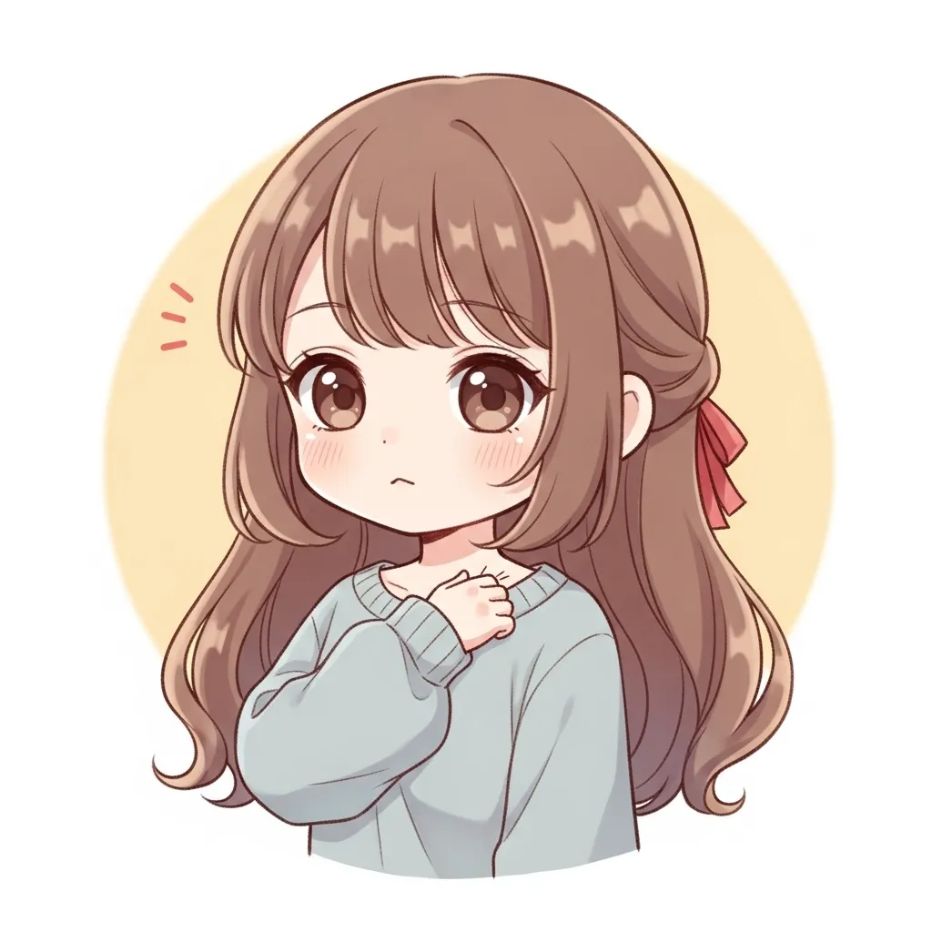 鎖骨まわりをやさしくさするセルフケア