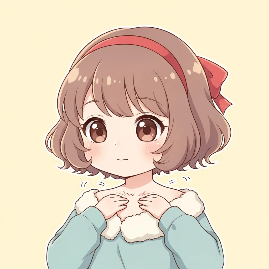 鎖骨の下を内側から外側へゆっくり押し流すセルフケアのイラスト