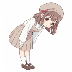 頭を心臓より下に下げて頭痛のタイプの目安をチェックするイラスト｜女性専門 頭痛整体 Heart＋小田原院